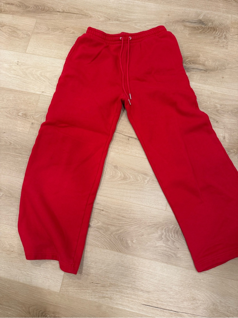 Abercrombie & Fitch Red Women's Sweatpants with Drawstring